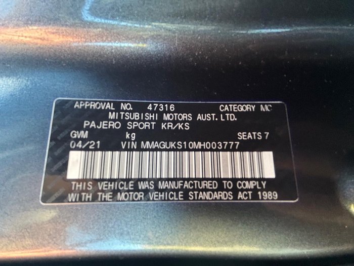 2021 Mitsubishi Pajero Sport GLS