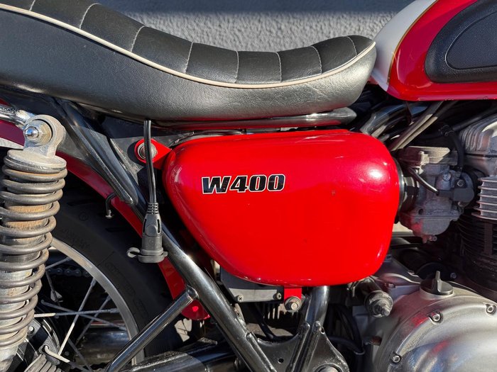 2009 Kawasaki W400 W Series Red