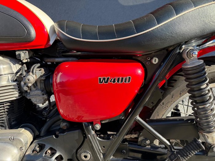 2009 Kawasaki W400 W Series Red
