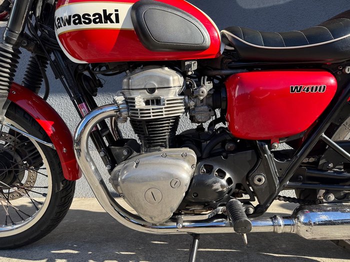 2009 Kawasaki W400 W Series Red