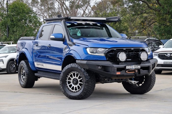 2019 Ford Ranger Raptor PX MkIII MY19 4X4 Dual Range Lightning Blue