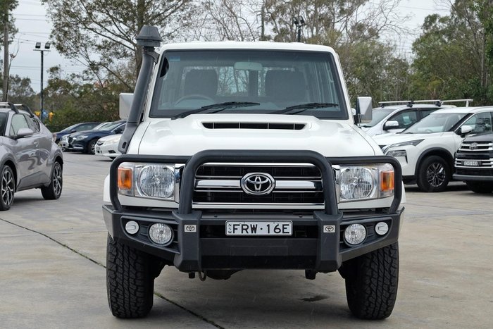2019 Toyota Landcruiser GXL VDJ76R 4X4 Dual Range French Vanilla