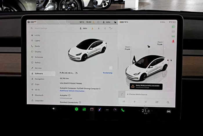 2022 Tesla Model 3 Rear-Wheel Drive Pearl White