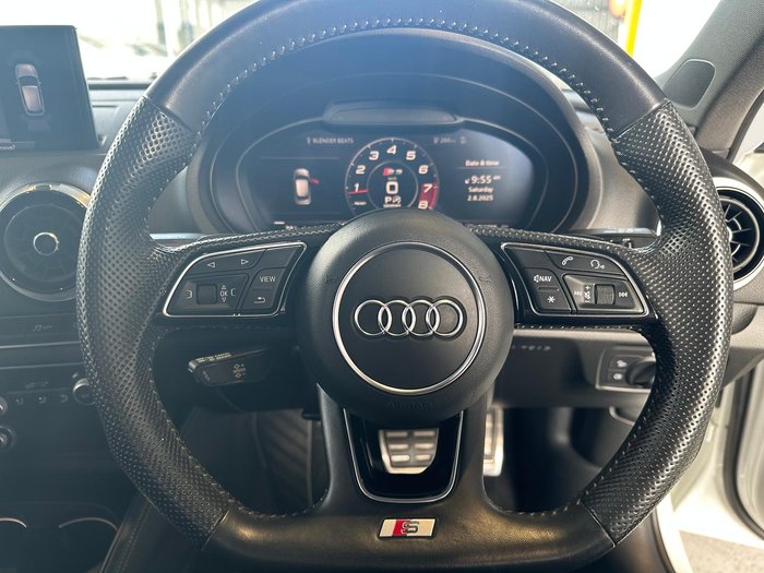 2019 Audi S3 8V MY19 Four Wheel Drive White
