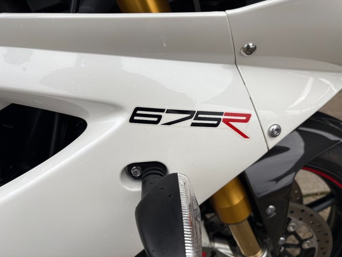 2012 Triumph DAYTONA R WHITE