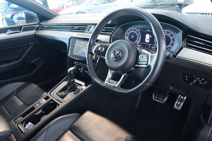 2019 Volkswagen Arteon 206TSI R-Line 3H MY19 Four Wheel Drive Deep Black