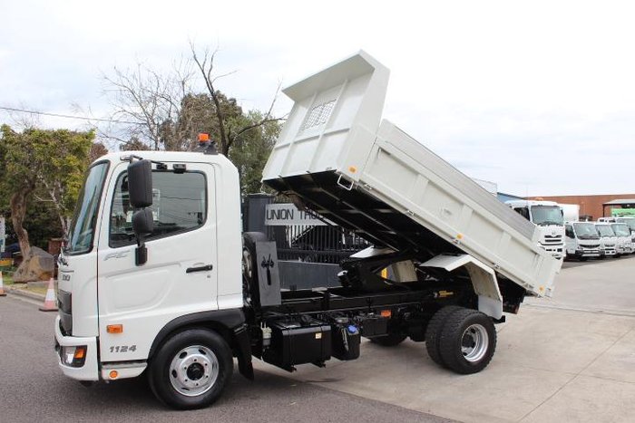 2019 Hino 500 Series FC1124 Tipper WHITE