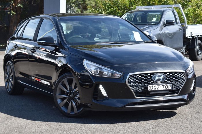 2017 Hyundai i30 SR PD MY18 Phantom Black
