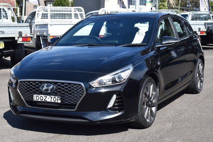 2017 Hyundai i30 SR PD MY18 Phantom Black