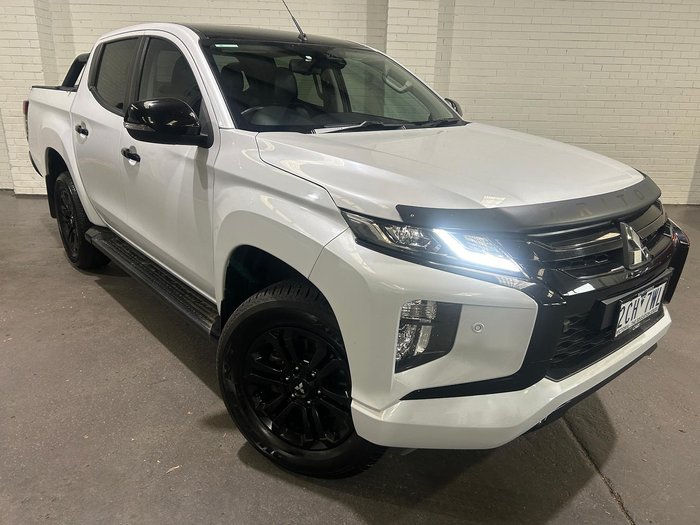 2022 Mitsubishi Triton GSR MR MY22 4X4 Dual Range White Diamond with Black Roof