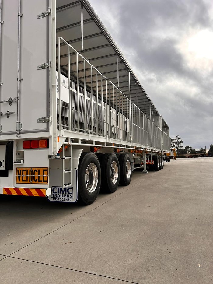 2024 CIMC 34 Pallet Flat Deck B Double Curtainsider