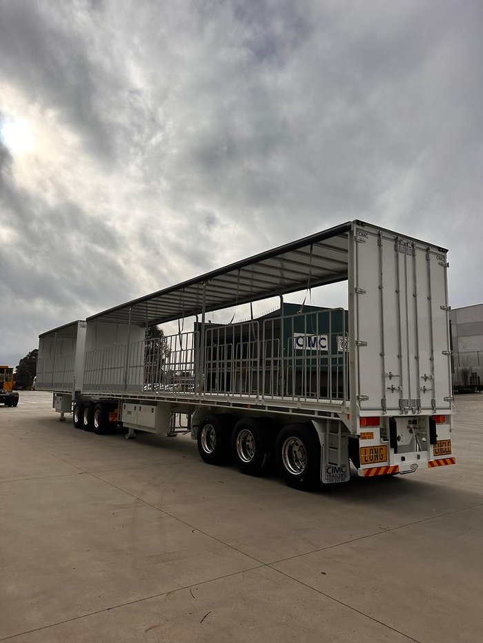 2026 CIMC 34 Pallet Flat Deck B Double Curtainsider