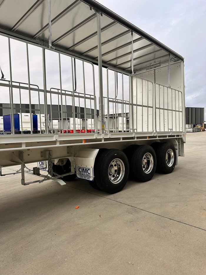 2024 CIMC 34 Pallet Flat Deck B Double Curtainsider