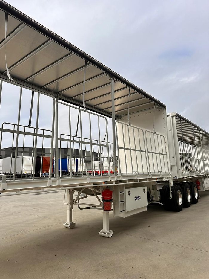 2026 CIMC 34 Pallet Flat Deck B Double Curtainsider
