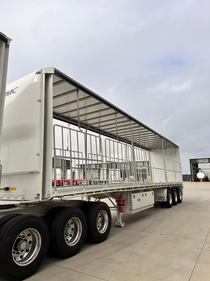 2024 CIMC 34 Pallet Flat Deck B Double Curtainsider