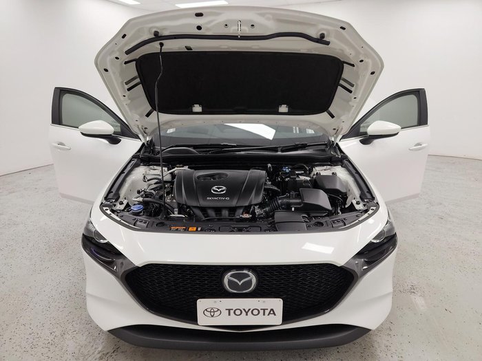 2020 Mazda 3 G20 Pure BP Series Snowflake White Pearl