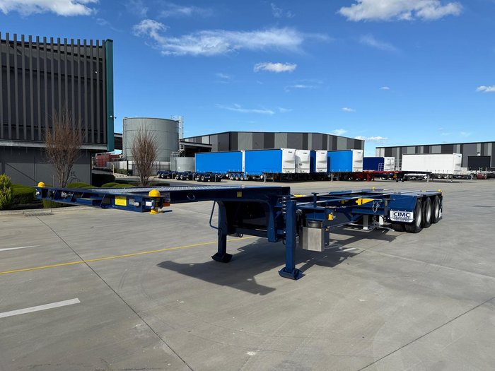 2025 CIMC 40' Drop Deck Skeletal