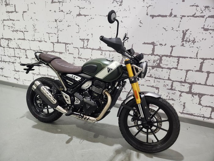 2025 Triumph Scrambler 400 X Scrambler Green