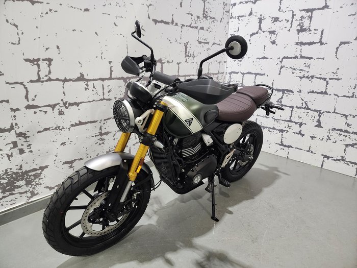 2025 Triumph Scrambler 400 X Scrambler Green