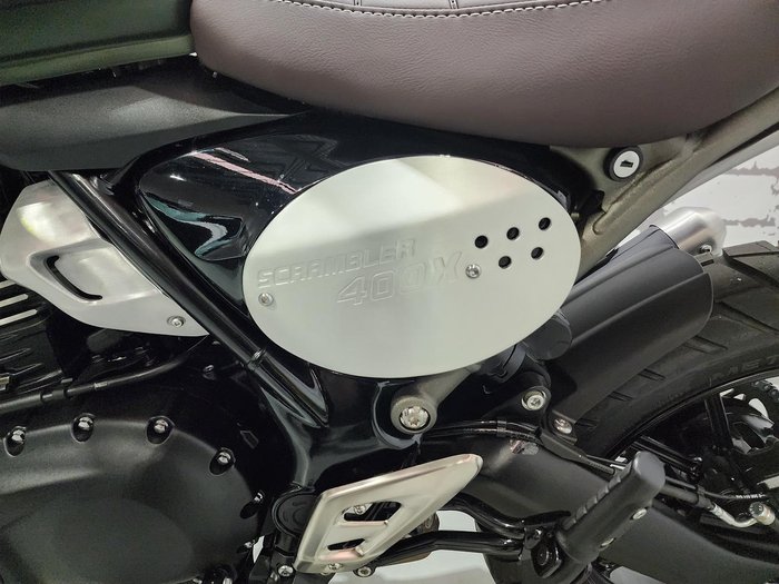 2025 Triumph Scrambler 400 X Scrambler Green