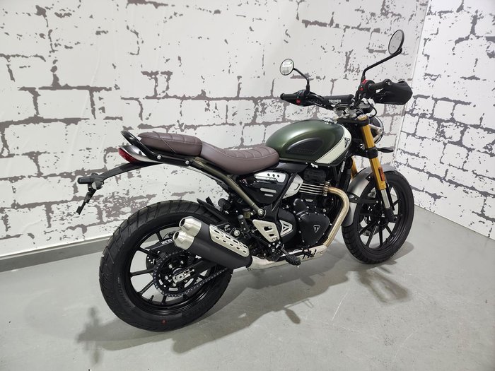 2025 Triumph Scrambler 400 X Scrambler Green