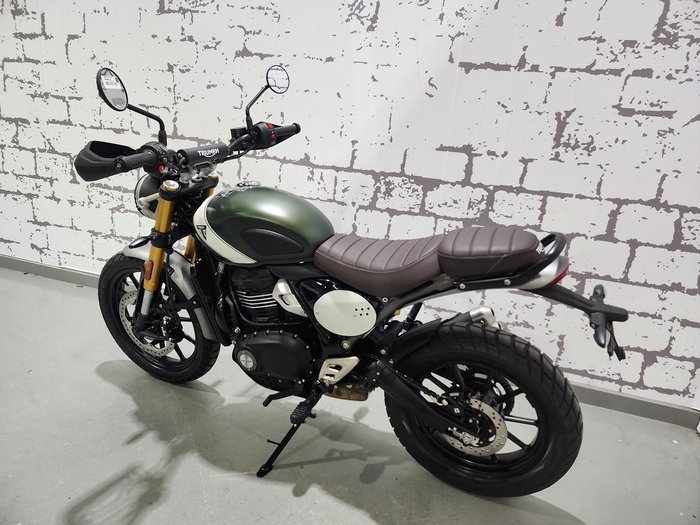 2025 Triumph Scrambler 400 X Scrambler Green