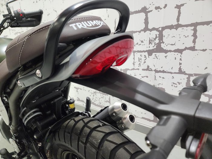 2025 Triumph Scrambler 400 X Scrambler Green