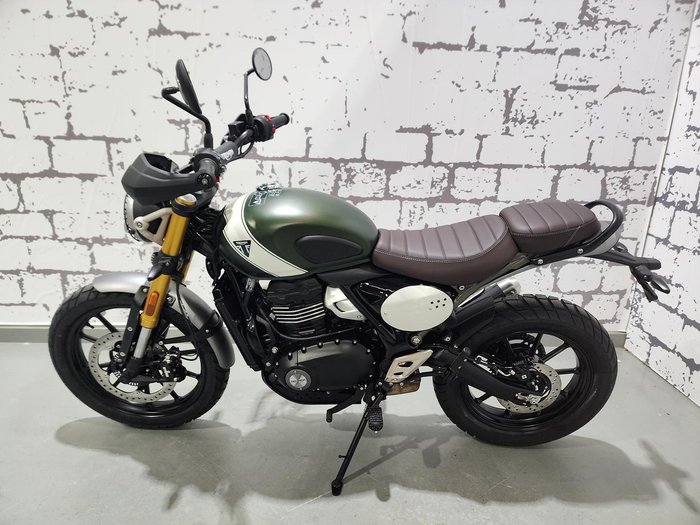 2025 Triumph Scrambler 400 X Scrambler Green