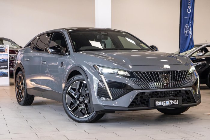 2025 Peugeot 408 GT Premium Hybrid P54 MY25 Sellenium Grey