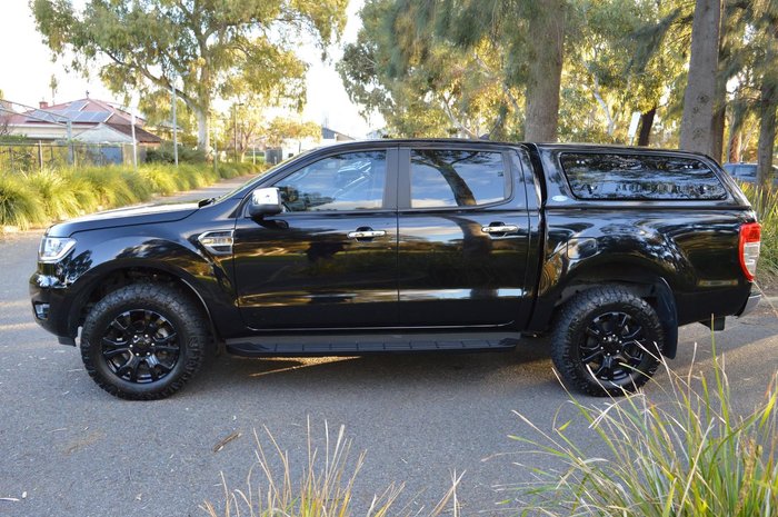 2021 Ford Ranger XLT PX MkIII MY21.75 4X4 Dual Range Shadow Black