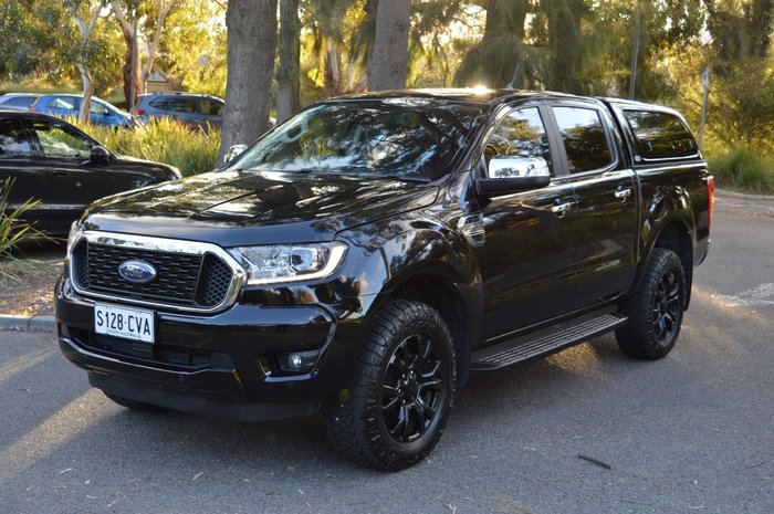 2021 Ford Ranger XLT PX MkIII MY21.75 4X4 Dual Range Shadow Black