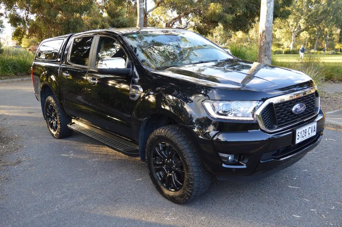 2021 Ford Ranger XLT PX MkIII MY21.75 4X4 Dual Range Shadow Black