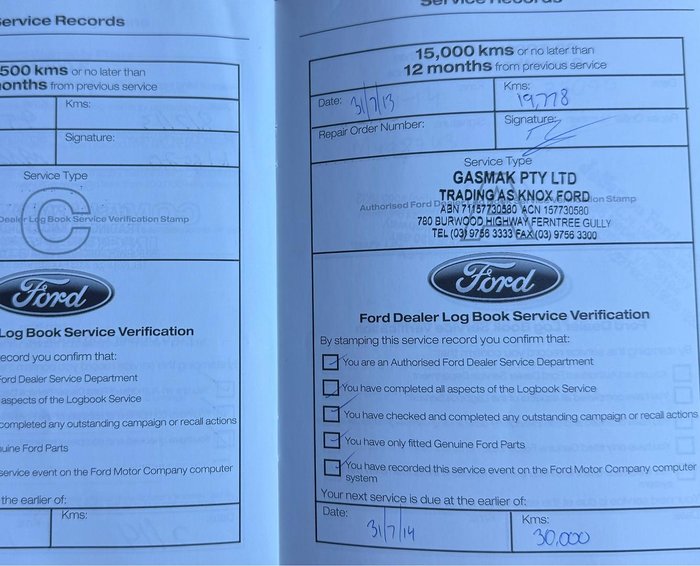 2012 Ford Territory TS SZ Vanish