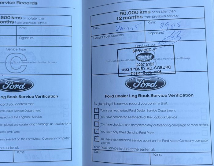 2012 Ford Territory TS SZ Vanish