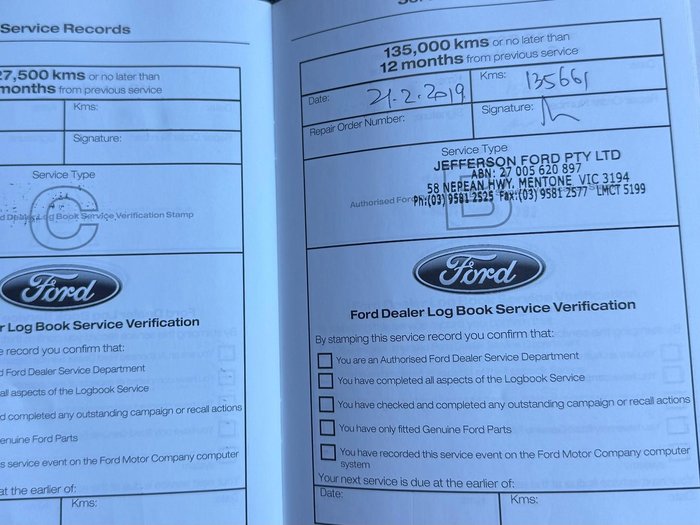2012 Ford Territory TS SZ Vanish