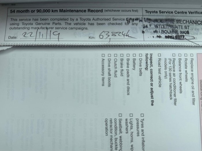 2013 Toyota Yaris YRS NCP131R Graphite