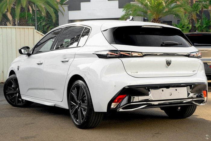 2025 Peugeot 308 GT Hybrid P51 MY25 Okenite White