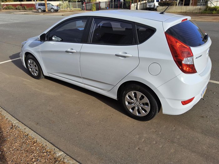 2017 Hyundai Accent Active RB4 MY17 Crystal White