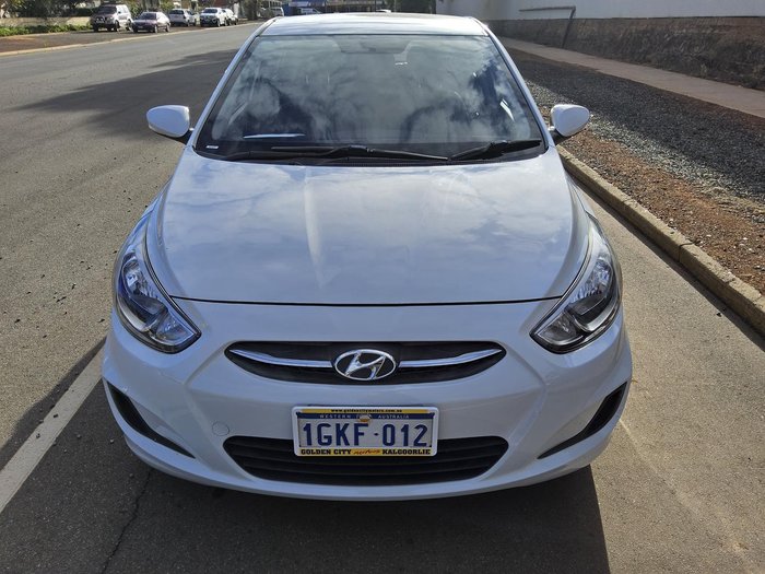 2017 Hyundai Accent Active RB4 MY17 Crystal White