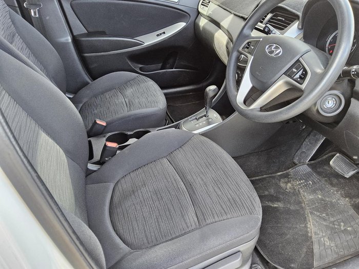 2017 Hyundai Accent Active RB4 MY17 Crystal White