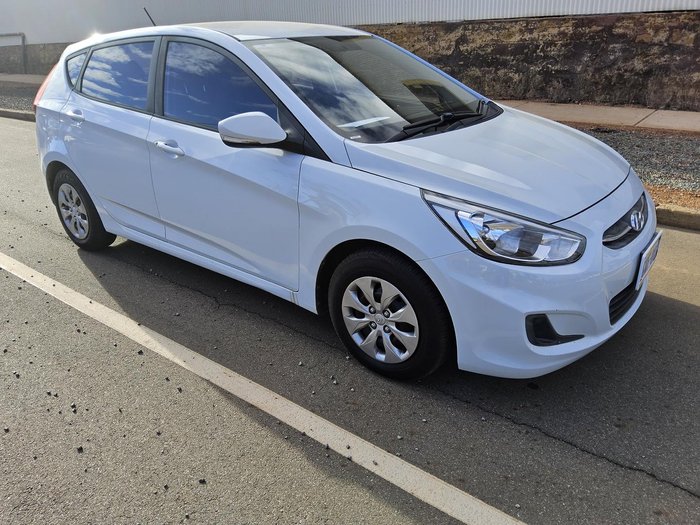 2017 Hyundai Accent Active RB4 MY17 Crystal White