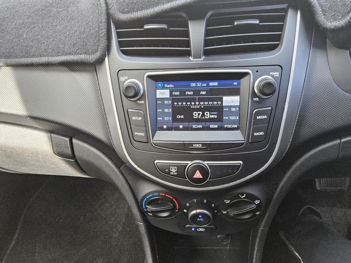 2017 Hyundai Accent Active RB4 MY17 Crystal White