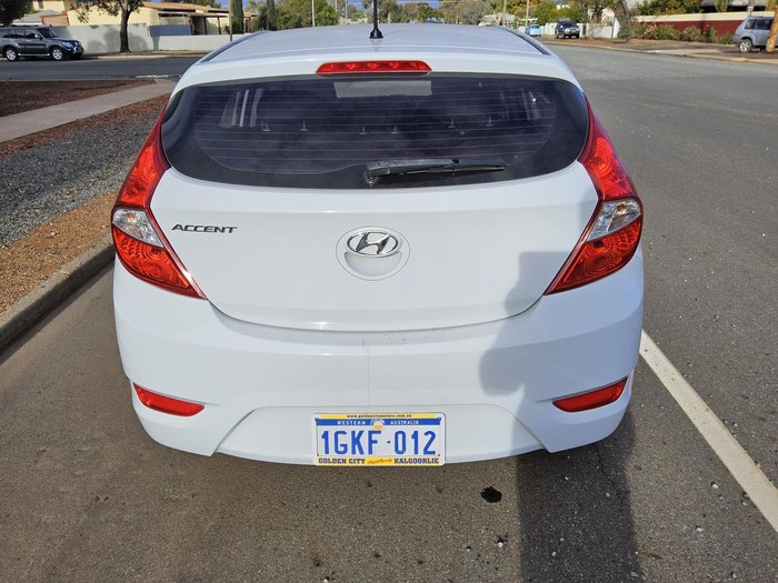 2017 Hyundai Accent Active RB4 MY17 Crystal White