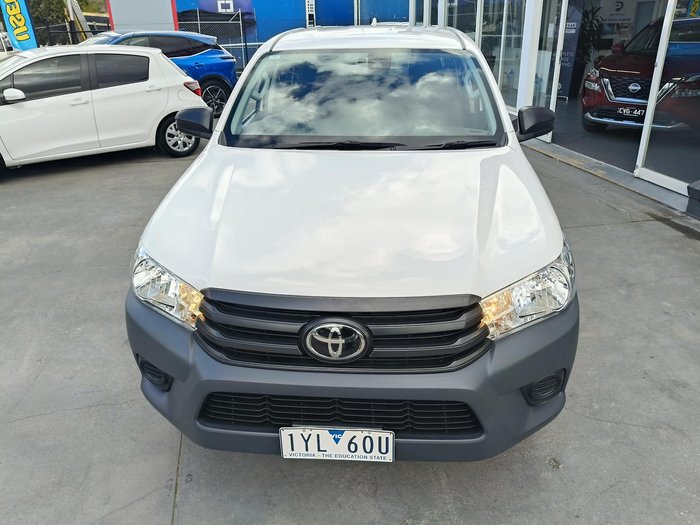 2023 Toyota Hilux Workmate TGN121R 4x2 Glacier White