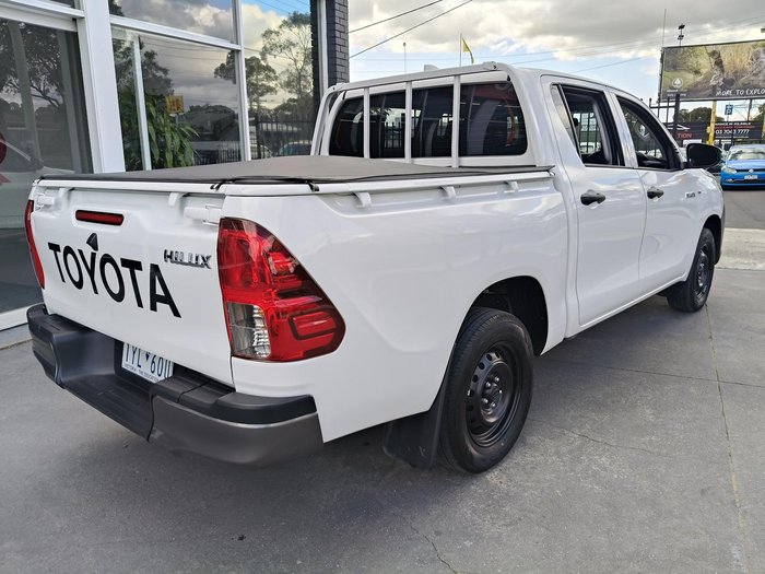 2023 Toyota Hilux Workmate TGN121R 4x2 Glacier White