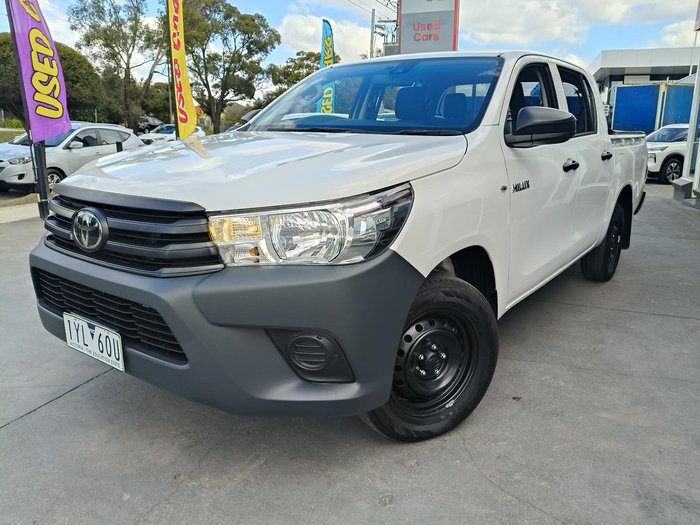2023 Toyota Hilux Workmate TGN121R 4x2 Glacier White