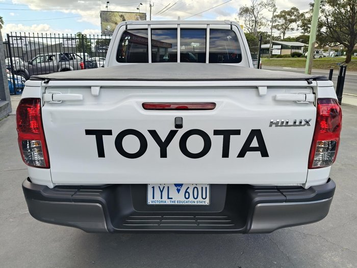 2023 Toyota Hilux Workmate TGN121R 4x2 Glacier White