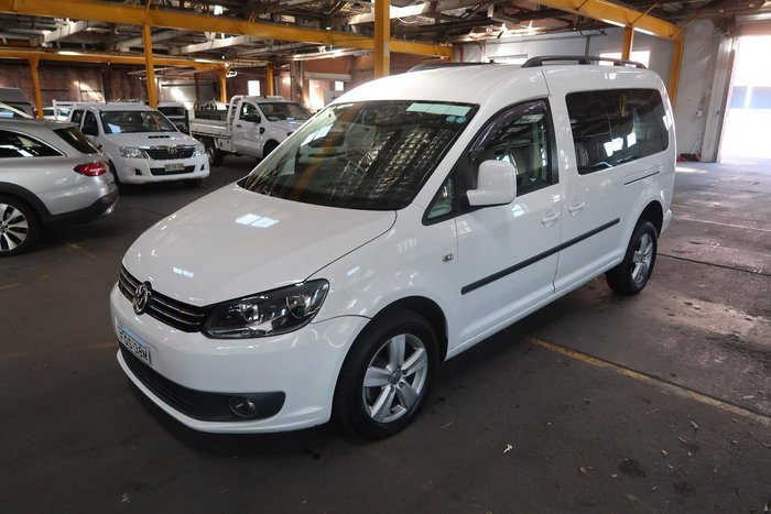 2015 Volkswagen Caddy TDI320 Comfortline 2K MY15 Candy White