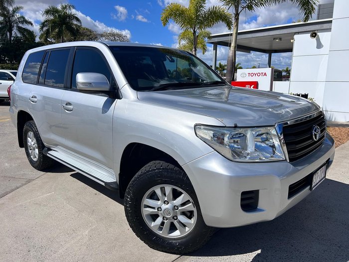 2013 Toyota Landcruiser GXL VDJ200R MY12 4X4 Constant Silver Pearl