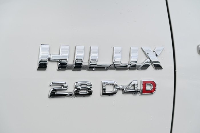 2016 Toyota Hilux SR GUN126R 4X4 Dual Range Glacier White